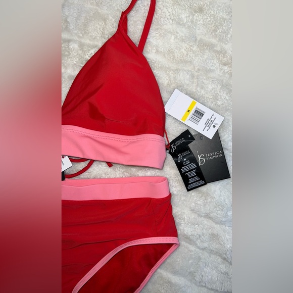 Jessica Simpson High Waisted Bikini Set - Picture 3 of 4